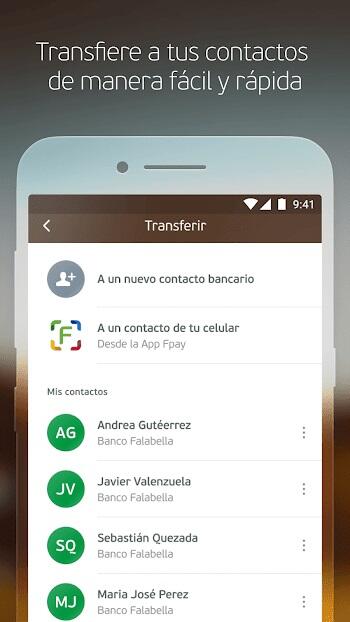 app banco falabella no funciona