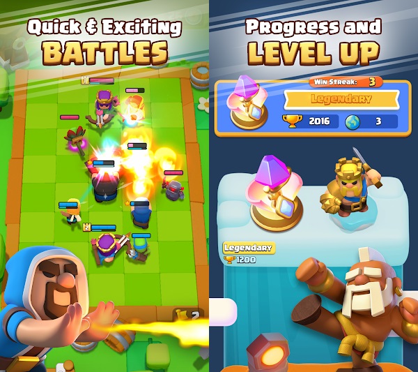 clash mini apk descargar