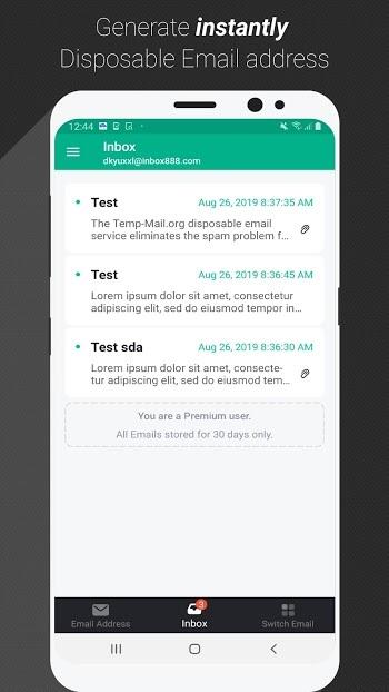 temp mail mod apk download